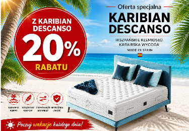 promocja materace KARIBIAN